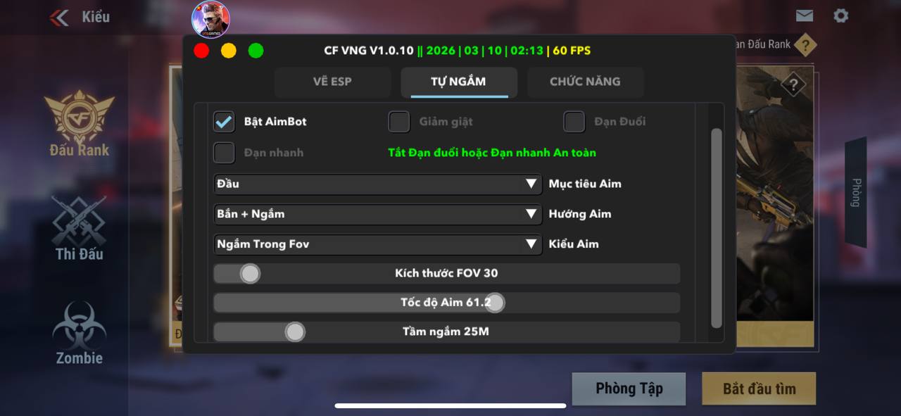 Hack CFL VNG
