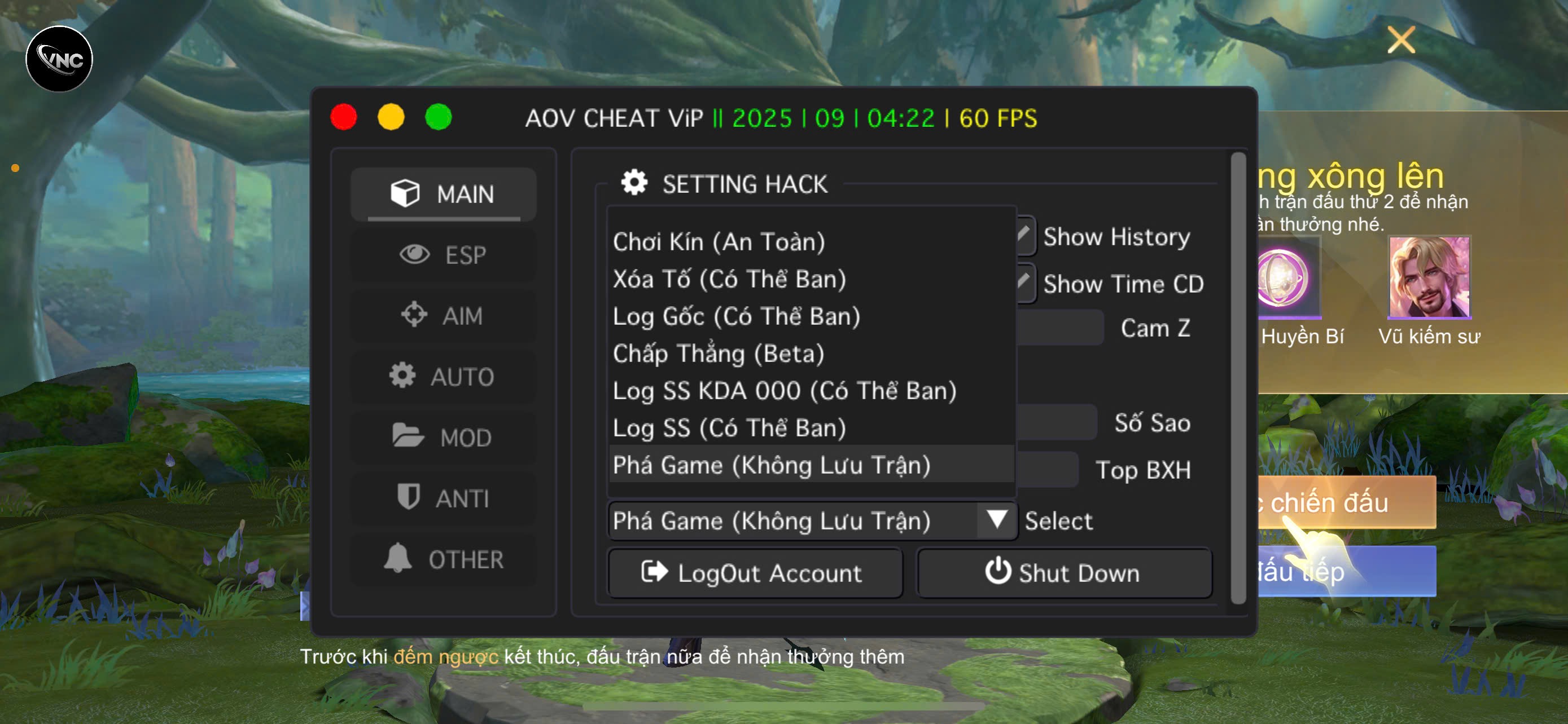 Hack AOV NEW VIP